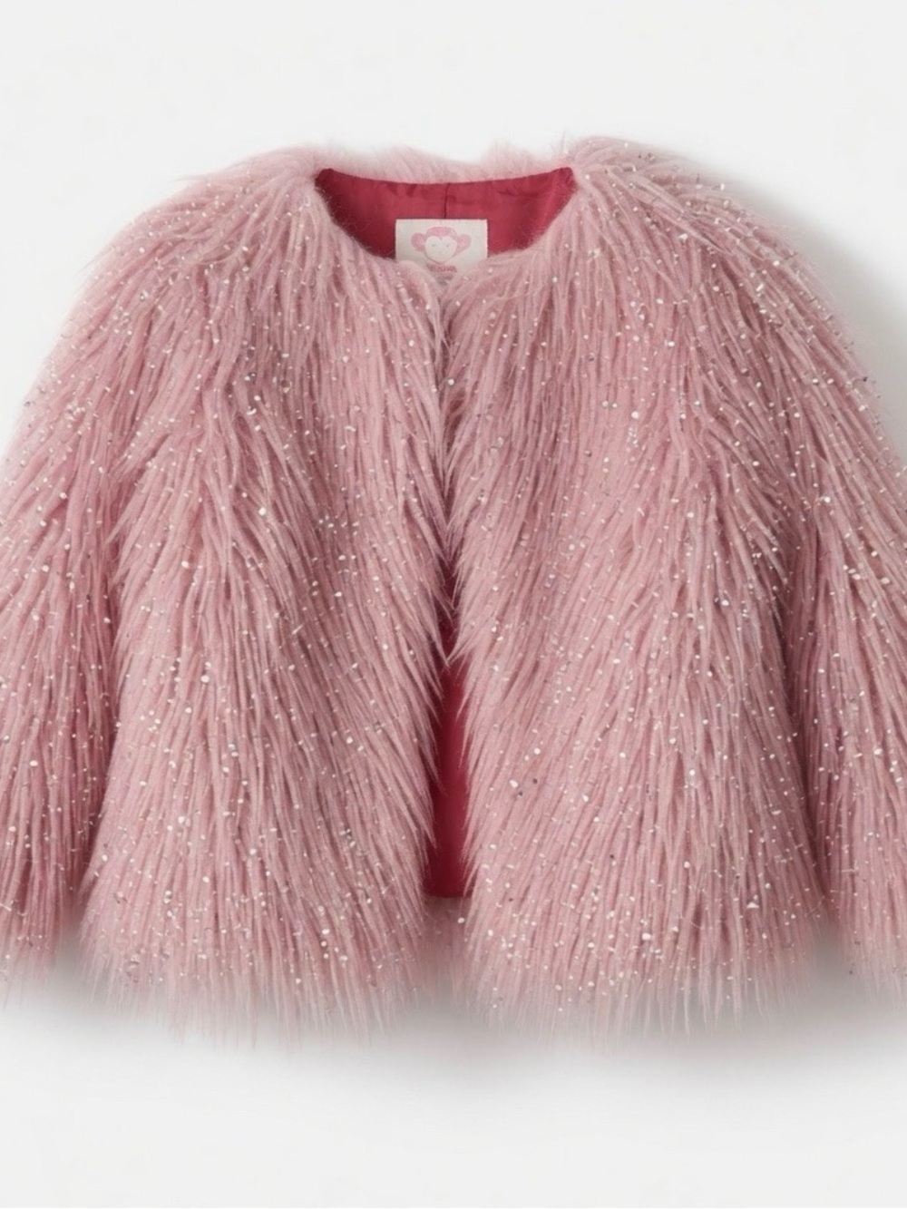 Appaman Faux Fur pink shaggy Jacket pink Size 12